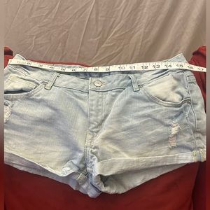 H&M blue jean Shorts size 10
